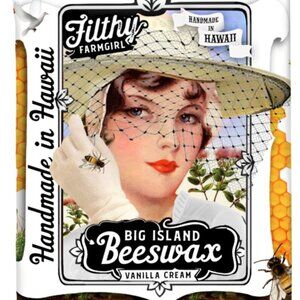 100% Natural Organic Soap. Beeswax Vanilla Cream. Handmade in Hawaii. 2 oz.